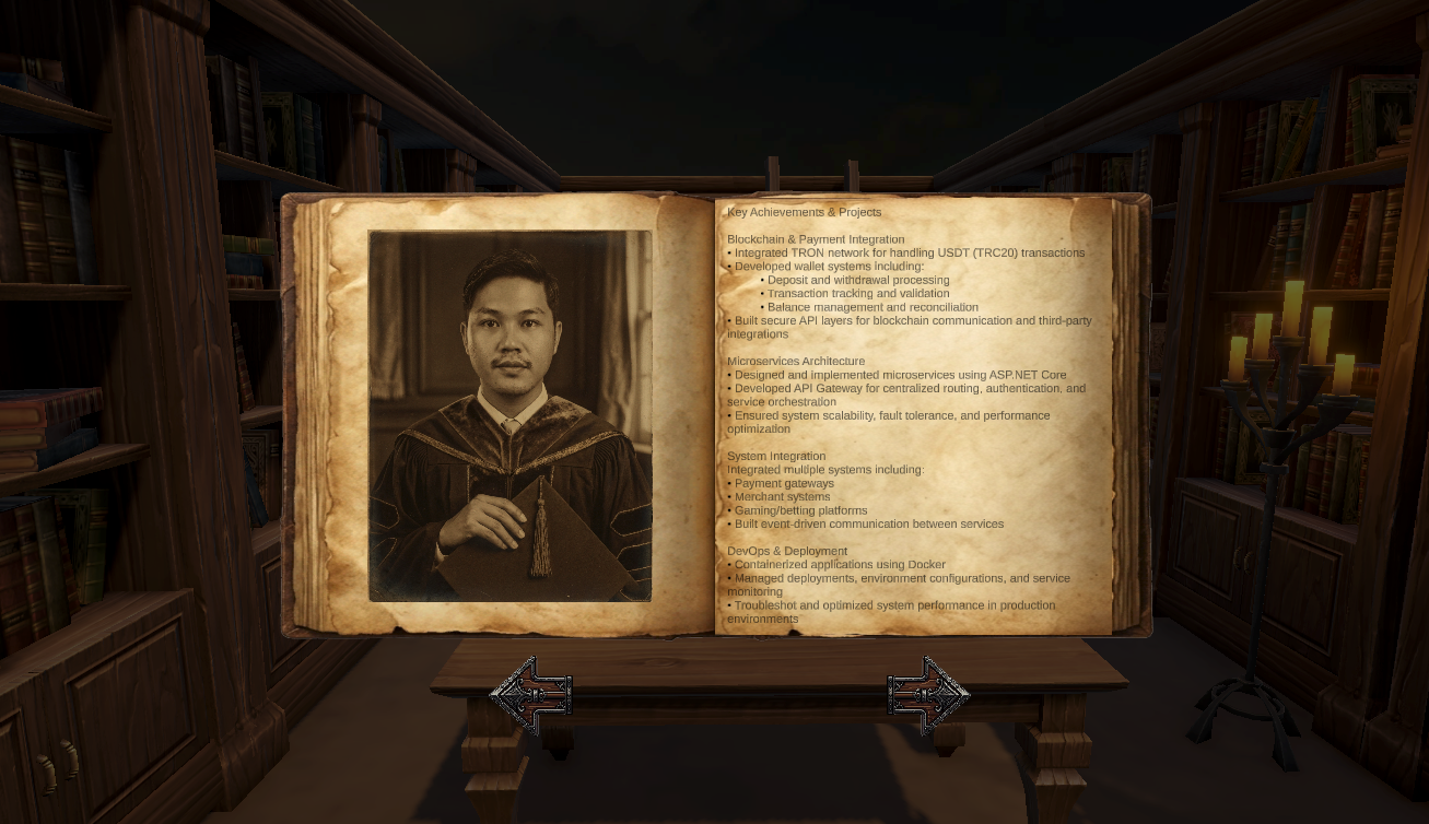 3D CV Experience